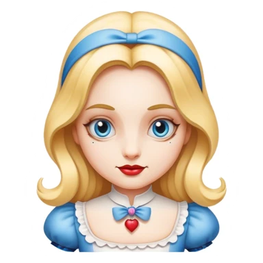 alice in the wonderland sticker