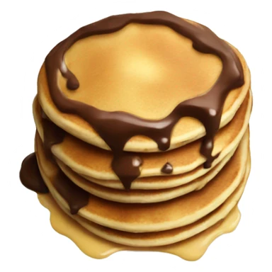Pancakes with chocolate  sticker