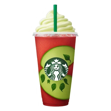Starbucks, dragon, fruit refresher ￼ sticker