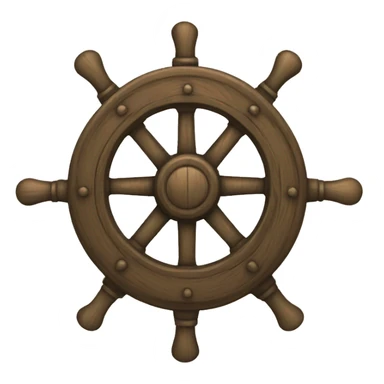 pirate boat wheel sticker