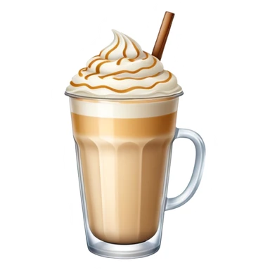 Vanilla ice latte sticker