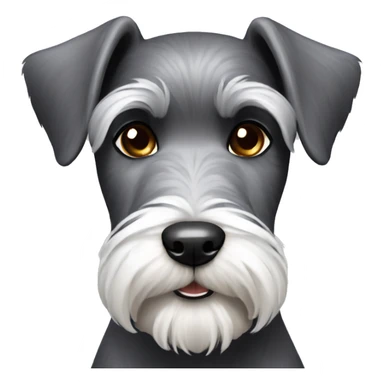 dog cute schnauzer sticker