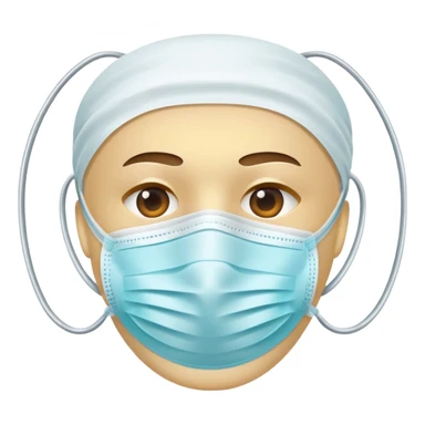 medical mask sticker
