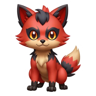 Litten-Zorua-hybrid full body sticker