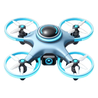 advanced space survey drone object icon, sleek sci-fi drone with holographic scanner, neon blue energy ring, futuristic tech details, 3D cartoon, mobile game icon style, centered, clean background, no text, no watermark
 
 sticker