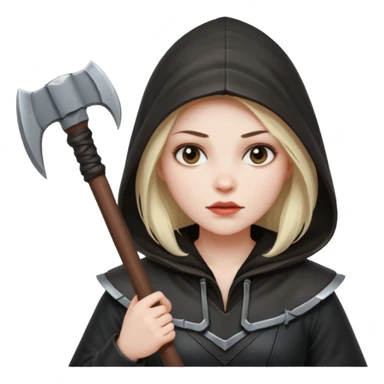 woman executioner sticker