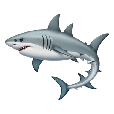 Tiburón con piernas y zapatos sticker