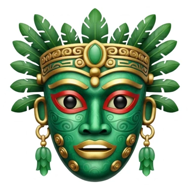  Mayan mask  sticker