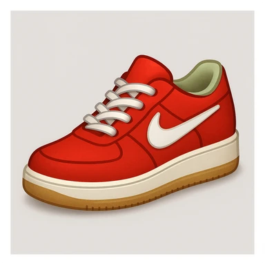 Сгенерируй мне кроссовки Nike стиле эпл емодзи sticker