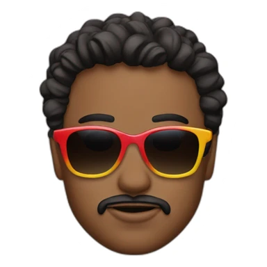 Wednesday-adamms-with-multicolor-sunglasses sticker