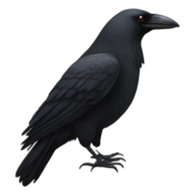 Big crow sticker