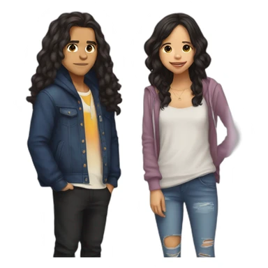 Jenna Ortega et orelsan sticker