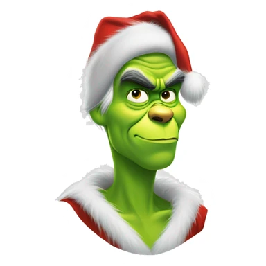 henry cavill as grinch sticker