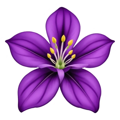 Belladonna flower sticker