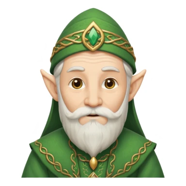old elf men sticker