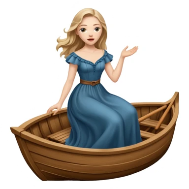 amanda seyfried singing on a boat sticker