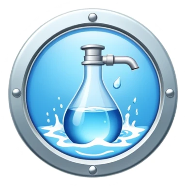 Monopoly water works badge sticker