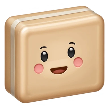 Beige plain Band aid  sticker