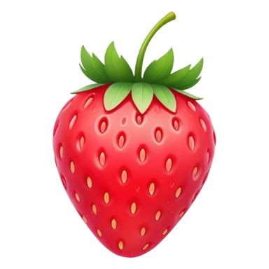 pastel pink realistic strawberry sticker