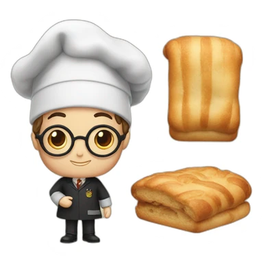 Harry potter is a baker sticker