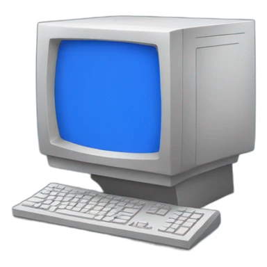 a computer with the blue screen of death (bsod) sticker