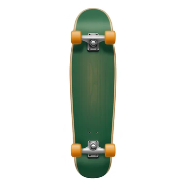 dark green skateboard vertical sticker