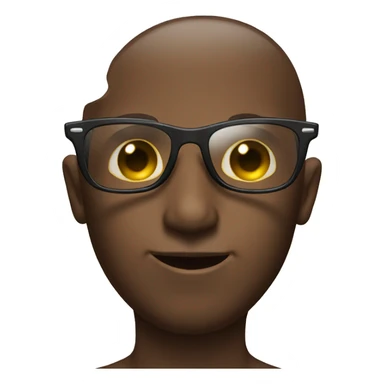 Sunglasses ontop of head one eyebrow raised sticker