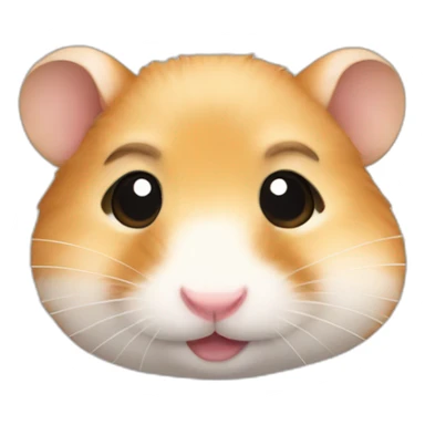 boring hamster sticker
