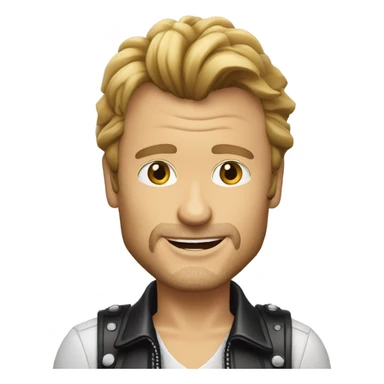 Jonny Hallyday sticker