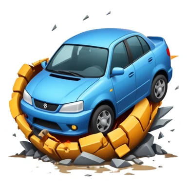 crashing out sticker