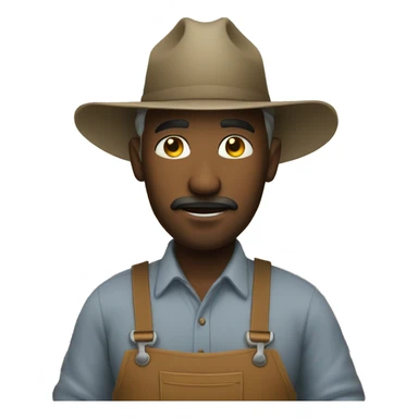 hard  working farmer sticker