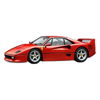 Ferrari-voiture-f40 sticker