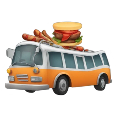 Un barbecue dans le bus sticker