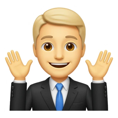 Toastmasters Salesman Emoji sticker
