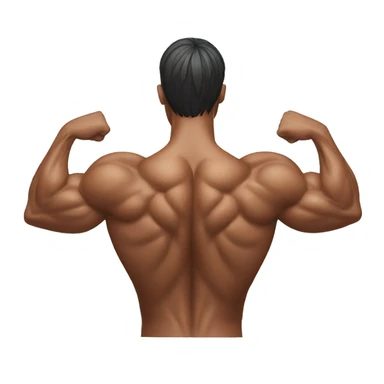 back muscles sticker