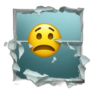 Smashed Window sticker