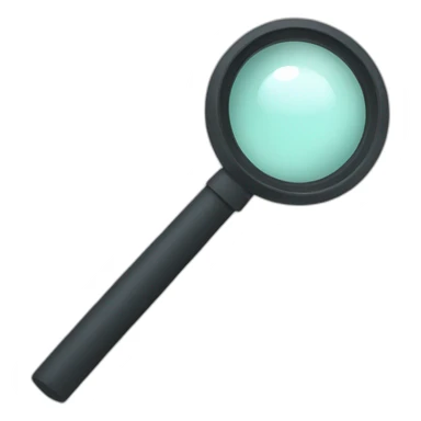 Magnifier rocks sticker