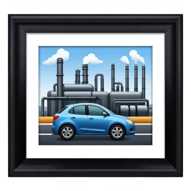 automobile plant sticker