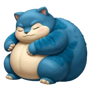 snorlax but same as anime  sticker