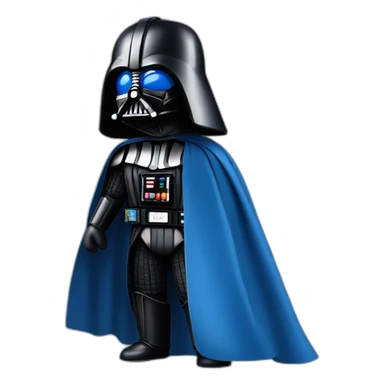 Blue darth vador sticker
