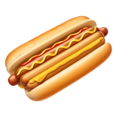hot dog with french fries sticker