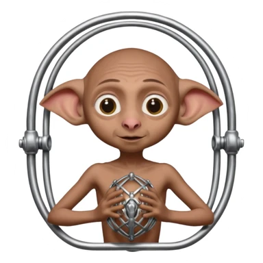 Dobby in chastity cage sticker