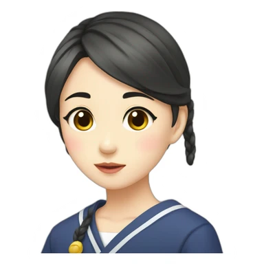 Kushiro nika（Girl） sticker