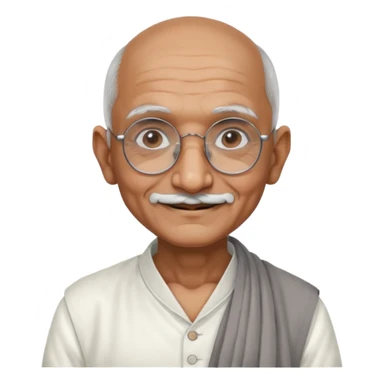 Mahatma Gandhi emoji sticker