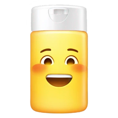 facial sunscreen bottle sticker