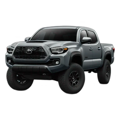 2023 trd pro tacoma dark grey  sticker