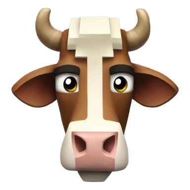 Cow from Minecraft SS sticker
