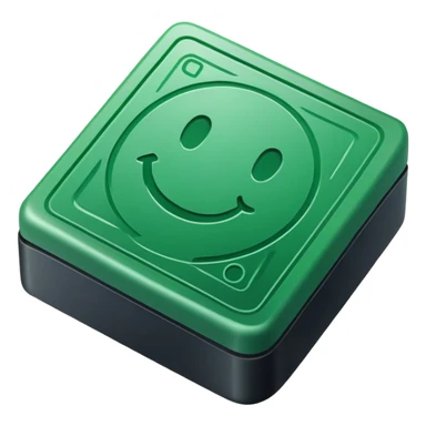 green approved stamp sticker