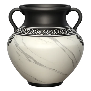 marble vase sticker