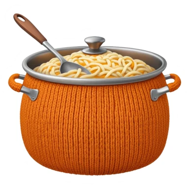 cooking pot cozy    sticker